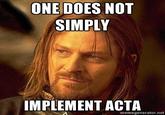 Anti-Counterfeiting Trade Agreement / ACTA
