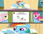 Rainbow Dash Reads a(n) X Book
