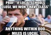 Lazy College Senior