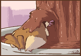 Chocolate Bird