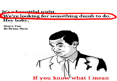 If You Know What I Mean/Mr. Bean rage face