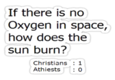 Checkmate, Atheists
