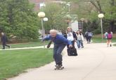 Skateboarding Professor
