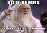 So it begins/Foreboding Gandalf