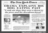 Obama the Eater of Dogs