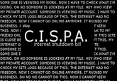 Cyber Intelligence Sharing and Protect Act (CISPA)
