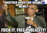 Upvoting Obama