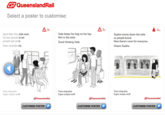 Queensland Rail Etiquette Posters