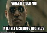 The Internet is Serious Business