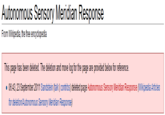 Autonomous Sensory Meridian Response (ASMR)