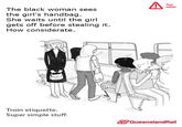 Queensland Rail Etiquette Posters