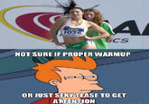 Michelle Jenneke's Warm Up Dance