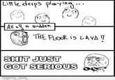 The Floor is Lava / Hot Lava Game