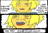 They're Eating Her!