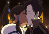 Crying Bolin / Kissing Korra