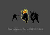 Ninjas Can't Catch You If...