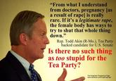 Todd Akin's Sexual Assault Gaffe