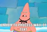 Wall of Text