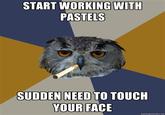 Art Student Owl