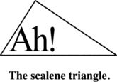 Ah, The Scalene Triangle