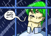 Season 0 Kaiba Staring At the Rain Through a Window