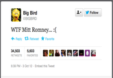 Fired Big Bird / Mitt Romney Hates Big Bird