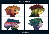 Gorillaz "Demon Days" Cover Art