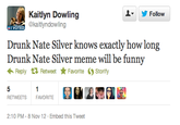 Nate Silver / Drunk Nate Silver