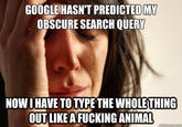 First World Problems