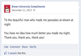 University Compliment Facebook Pages