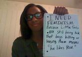 Who Needs Feminism?