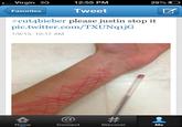 #CuttingForBieber