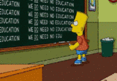 Bart Simpson's Chalkboard Parodies