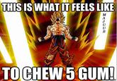 How It Feels To Chew 5 Gum