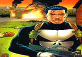 Frank Castle's face