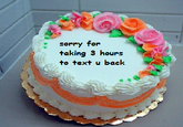 Apology Cakes
