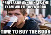 Lazy College Senior