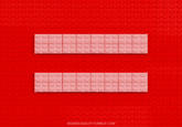 Red Equal Sign