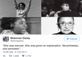 #ShePersisted