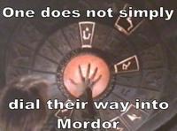 One Does Not Simply Walk into Mordor