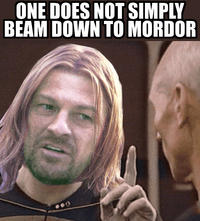 One Does Not Simply Walk into Mordor
