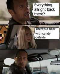 The Rock Driving