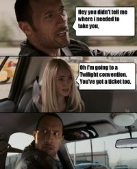The Rock Driving