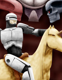 Robocop On A Unicorn
