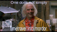 One Does Not Simply Walk into Mordor