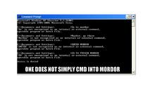 One Does Not Simply Walk into Mordor