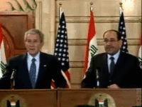 Iraqi Shoe Toss