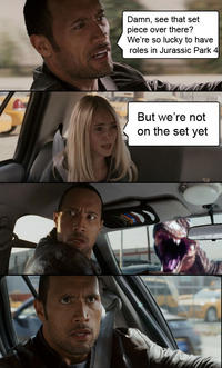 The Rock Driving