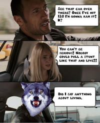 The Rock Driving