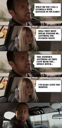 The Rock Driving